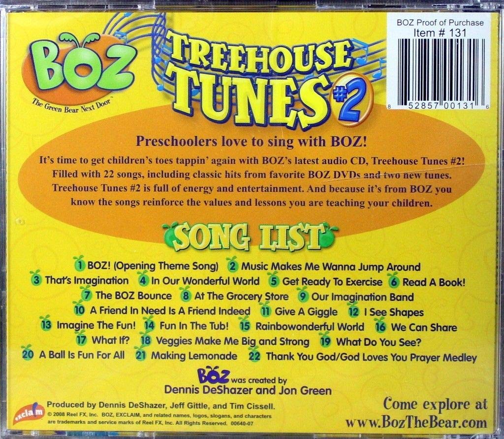 BOZ - Treehouse Tunes #2 (1 CD