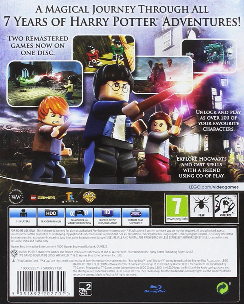 LEGO Harry Potter Collection (PS4) PlayStation 4 STANDARD EDITION