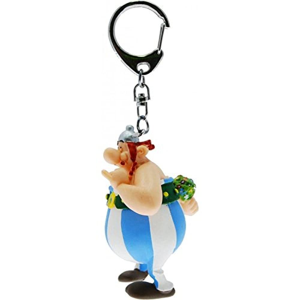 Plastoy SAS PLA60429 Asterix Obelix Mit Blumenstraub Key Chain