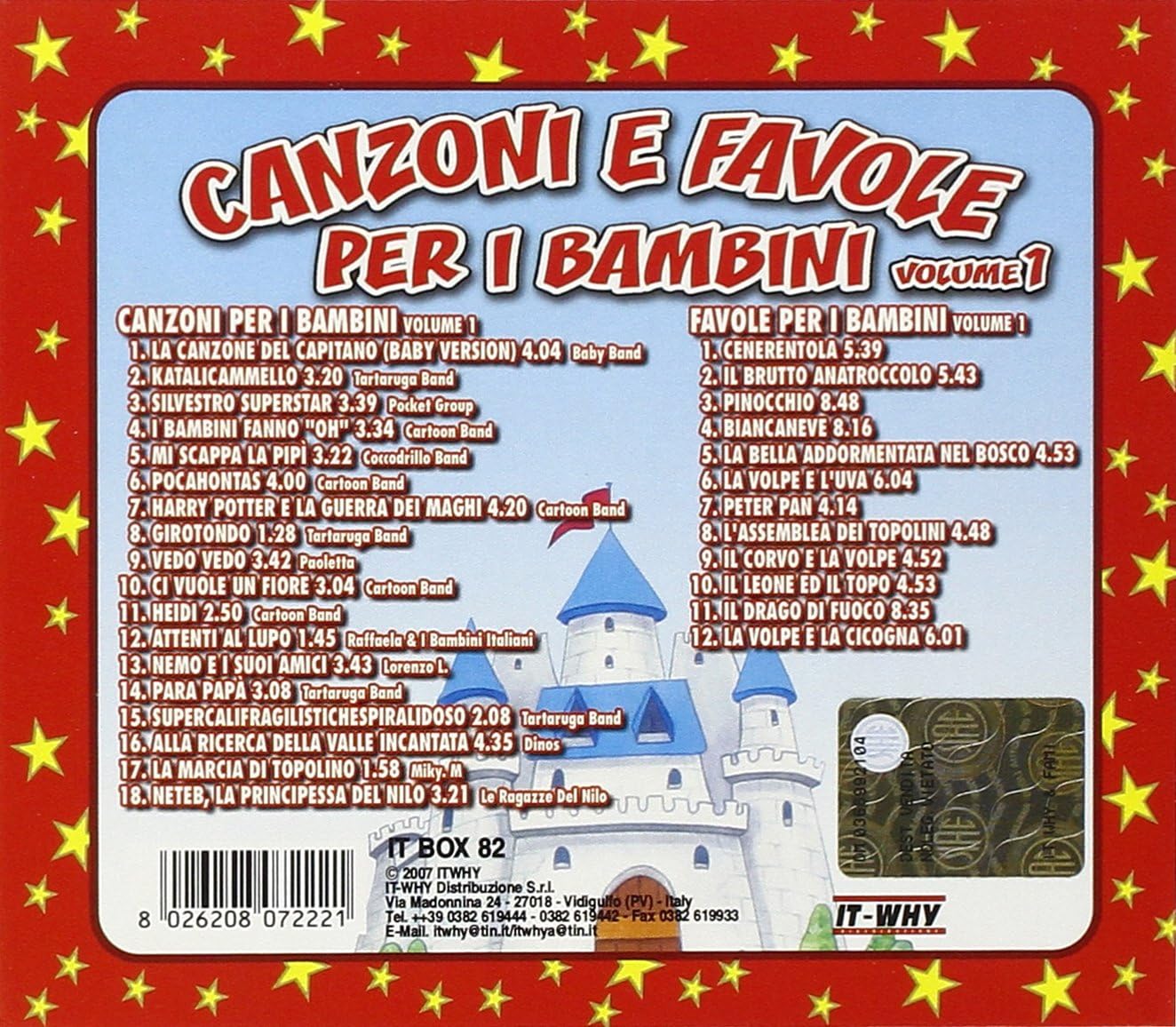 Canzoni E Favole Vol.1