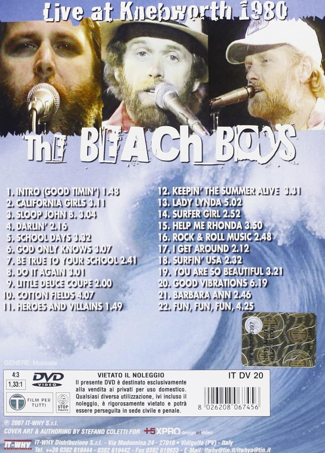 The Beach Boys - Live at Knebworth 1980