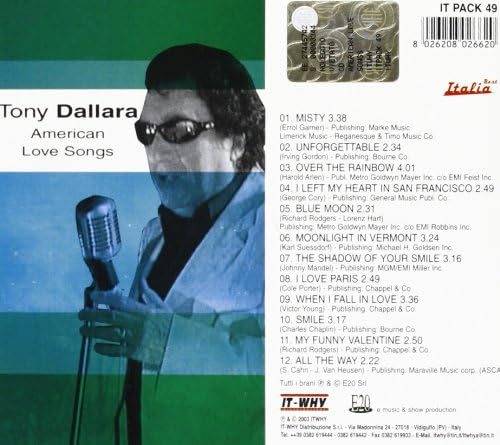 Tony Dallara-American Love Songs