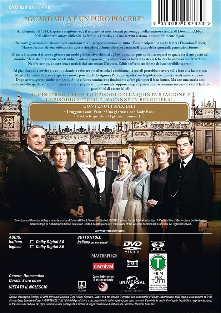 Downton Abbey Stg.5 (Box 4 Dvd