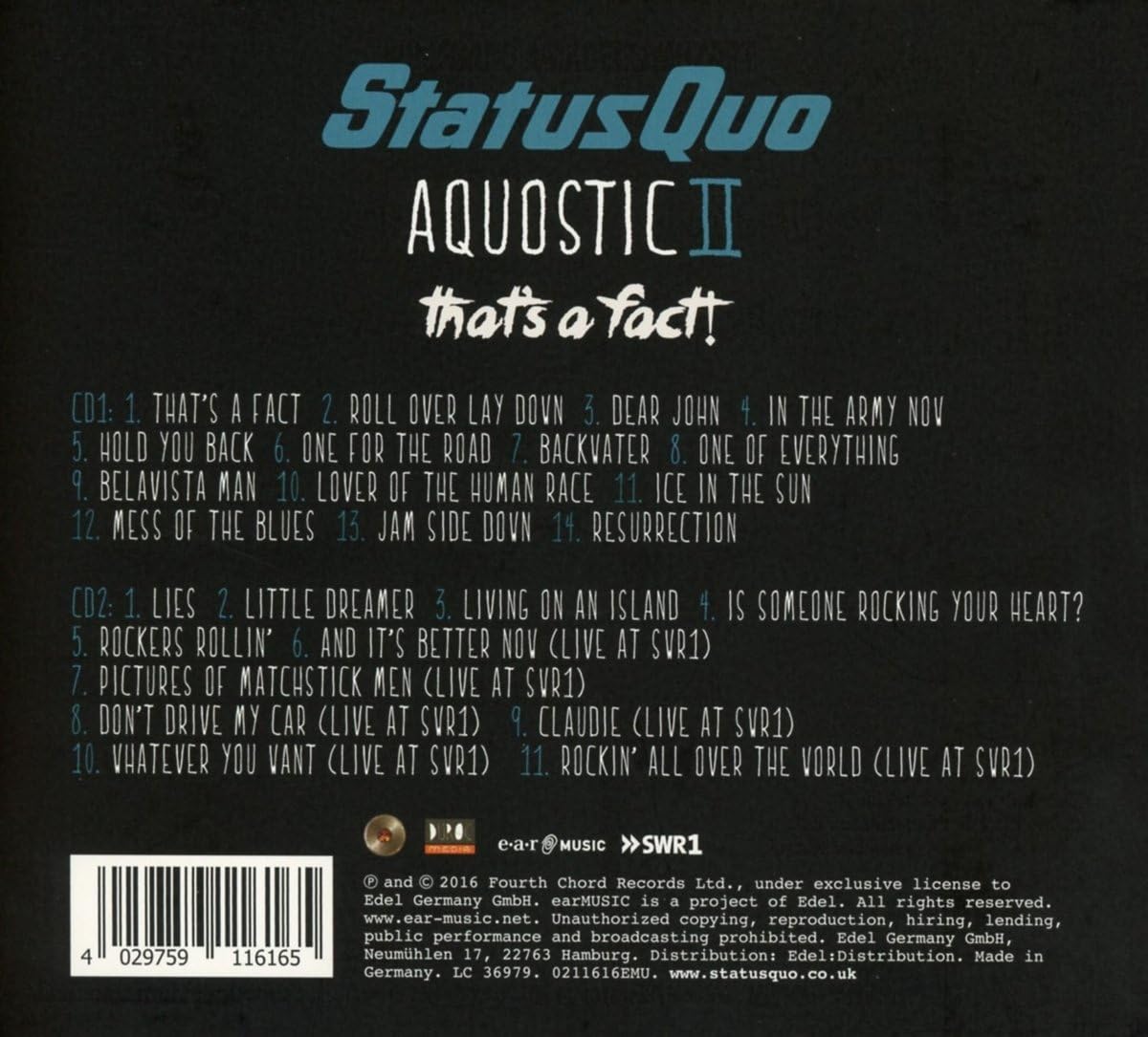 Aquostic Ii-That's A Fact