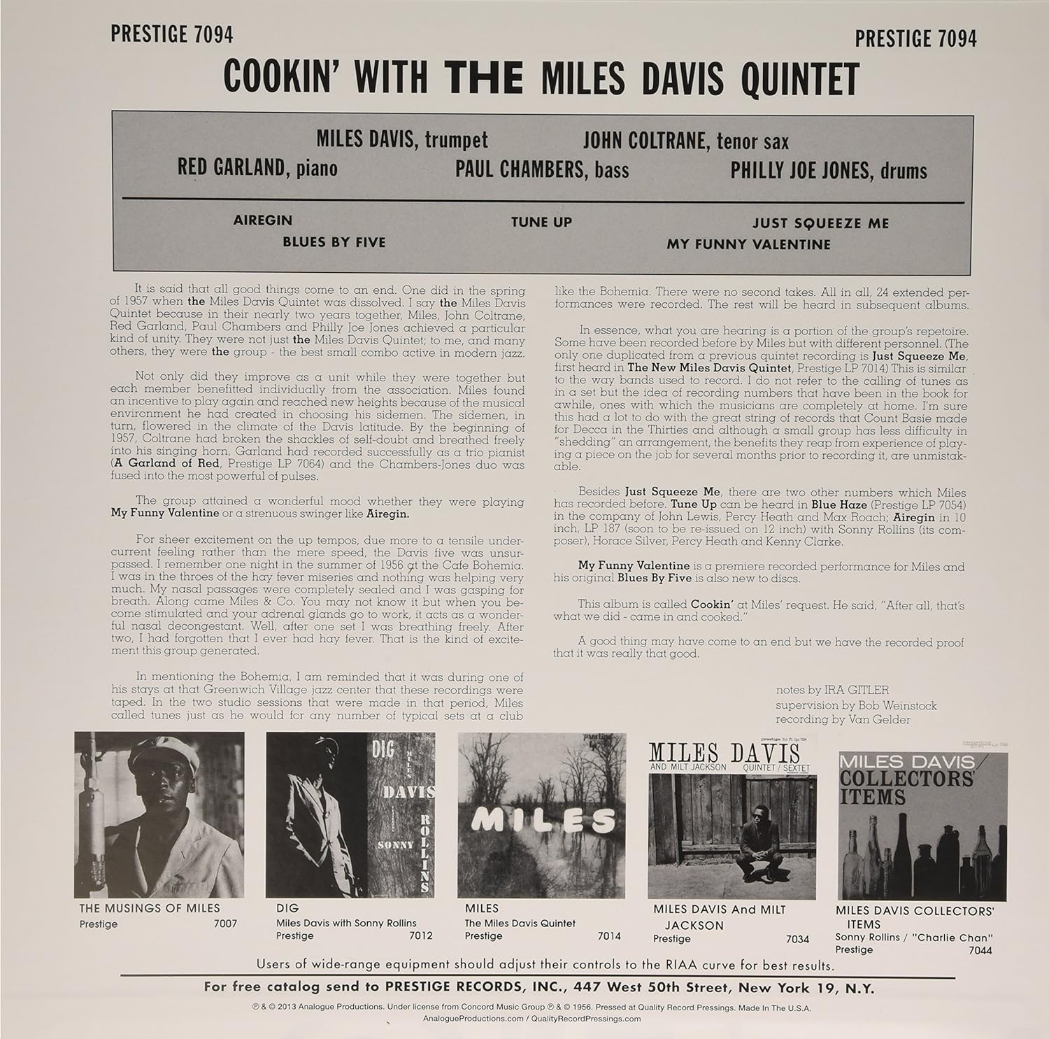 Cookin' with the Miles Davis Quintet