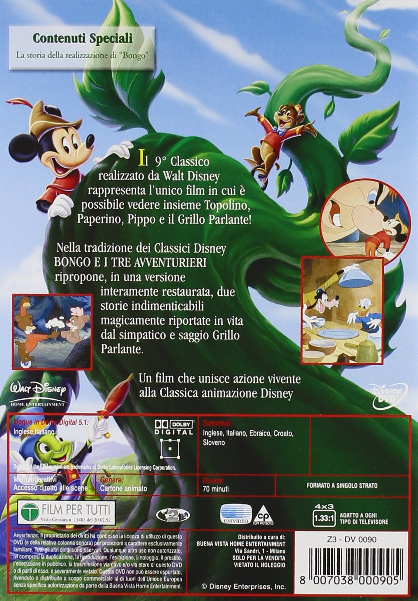 Bongo e i tre avventurieri