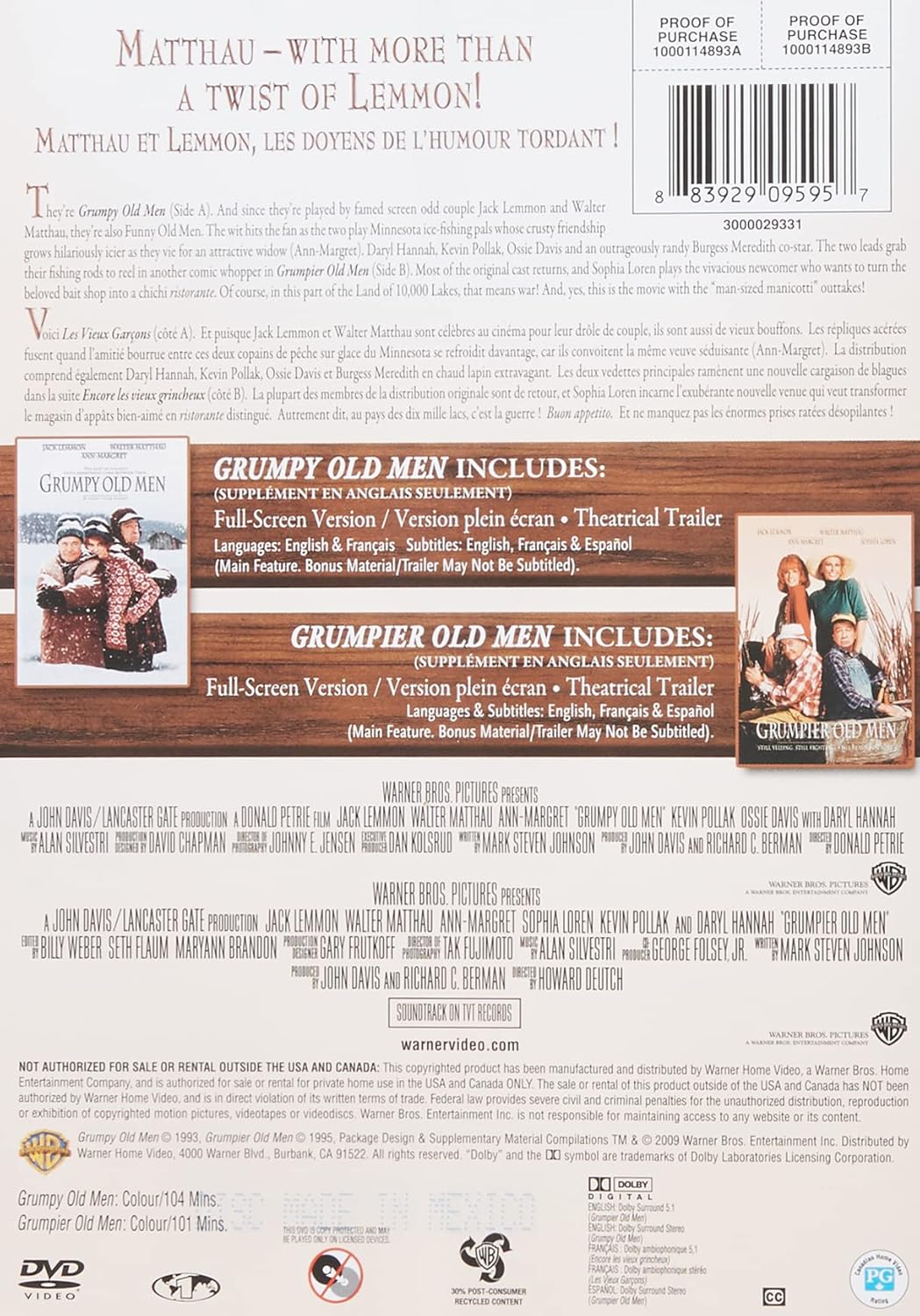 Grumpy Old Men Collection: Grumpy Old Men & Grumpier Old Men