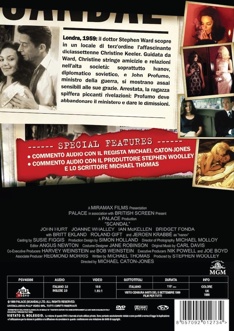 scandal DVD Italian Import