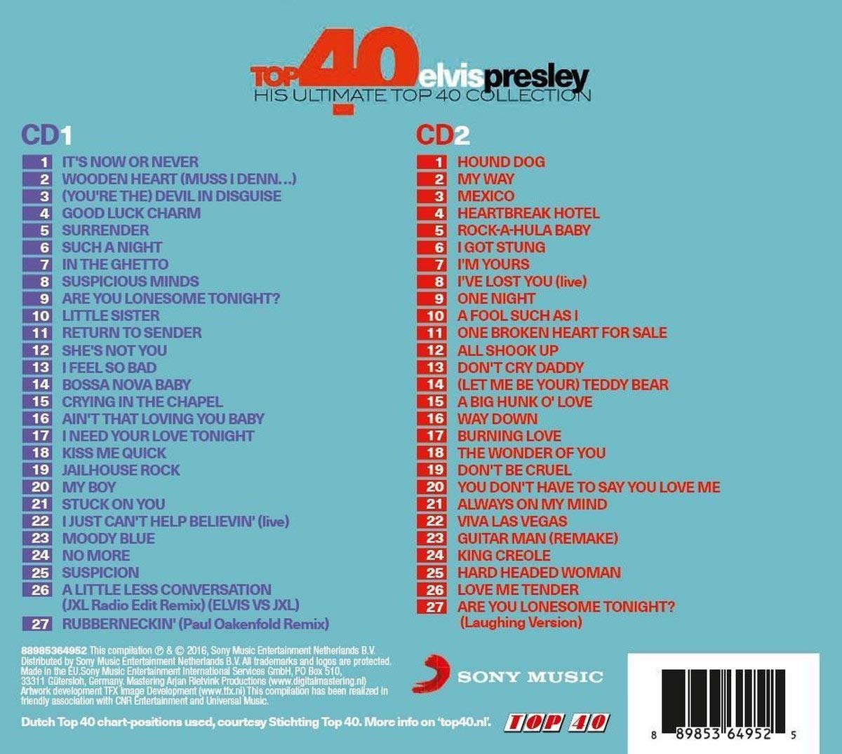 TOP 40 - ELVIS PRESLEY