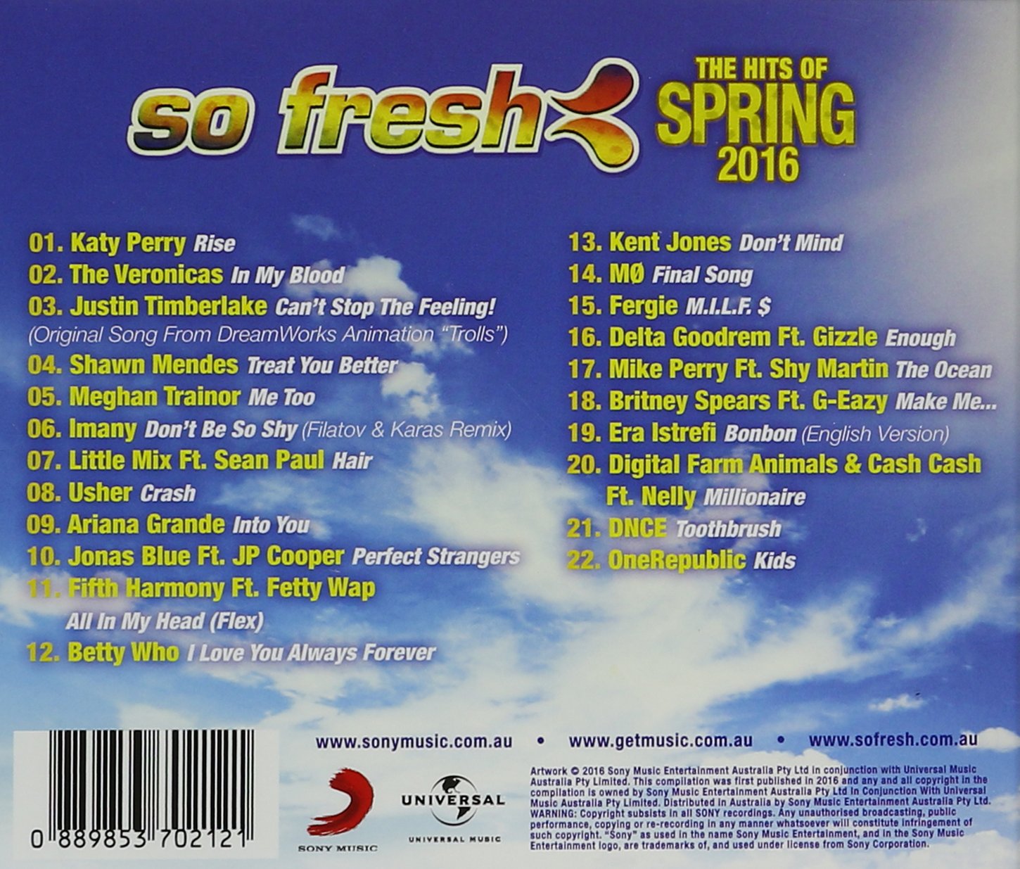 So Fresh: Hits Of Spring 2016 / Various