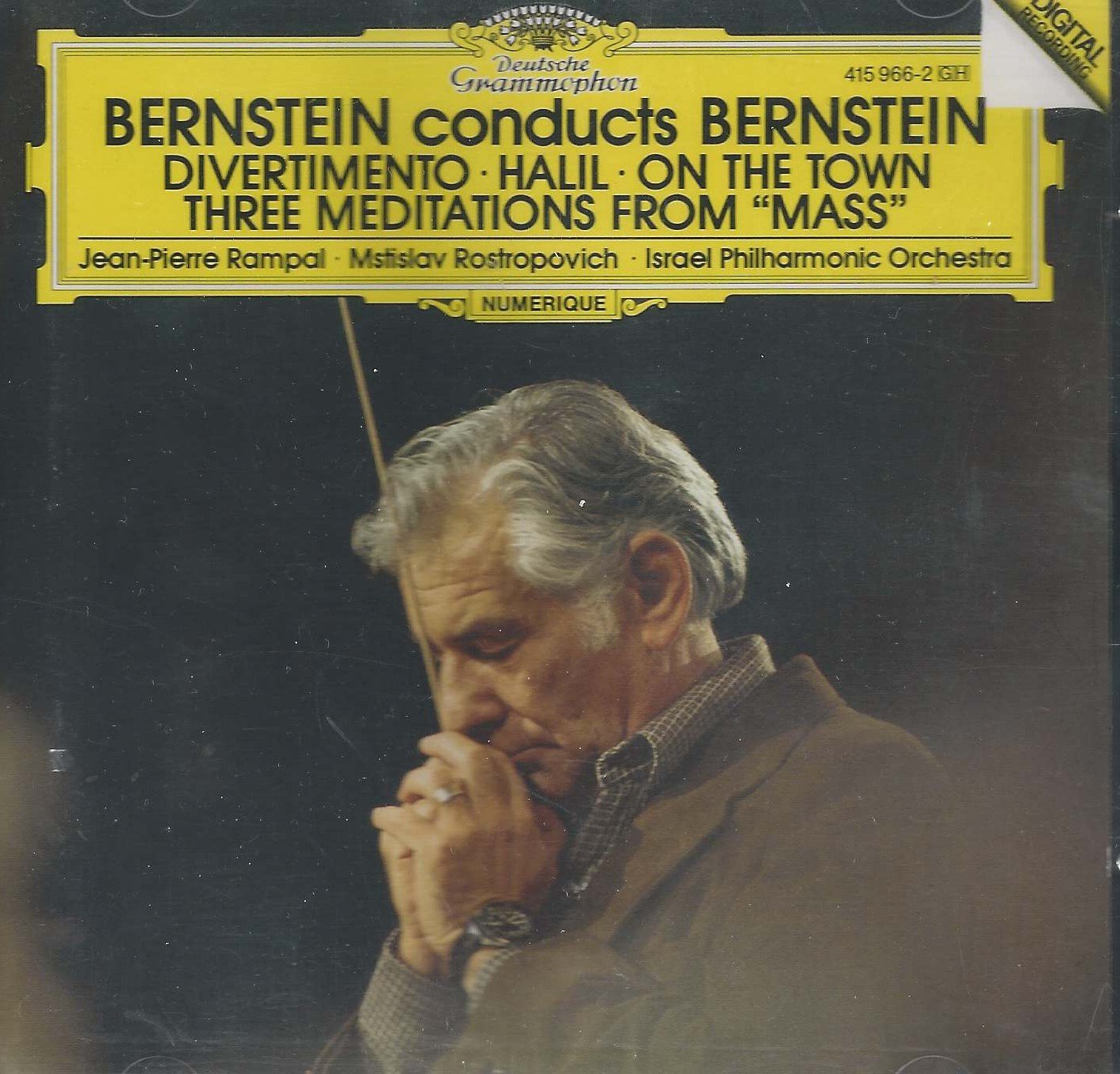 Bernstein Conducts Bernstein (Divertimento, Halil, On The Town, Three Meditations from "Mass")