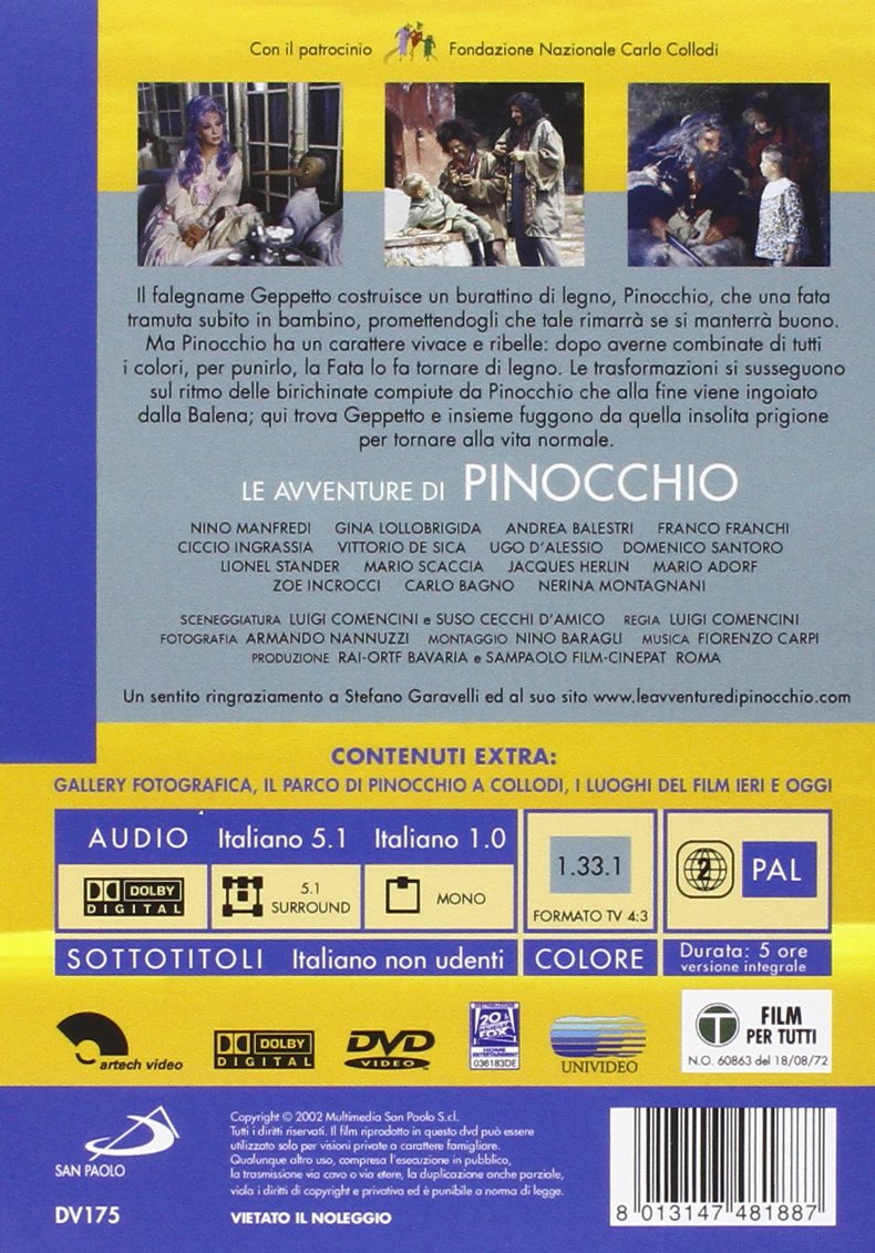 Avventure Di Pinocchio (Le) (SE) (2 Dvd