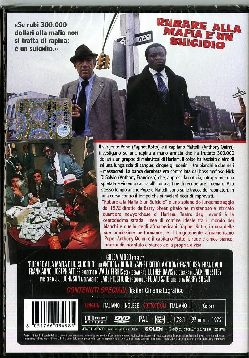 Dvd - Rubare Alla Mafia E' Un Suicidio (1 DVD