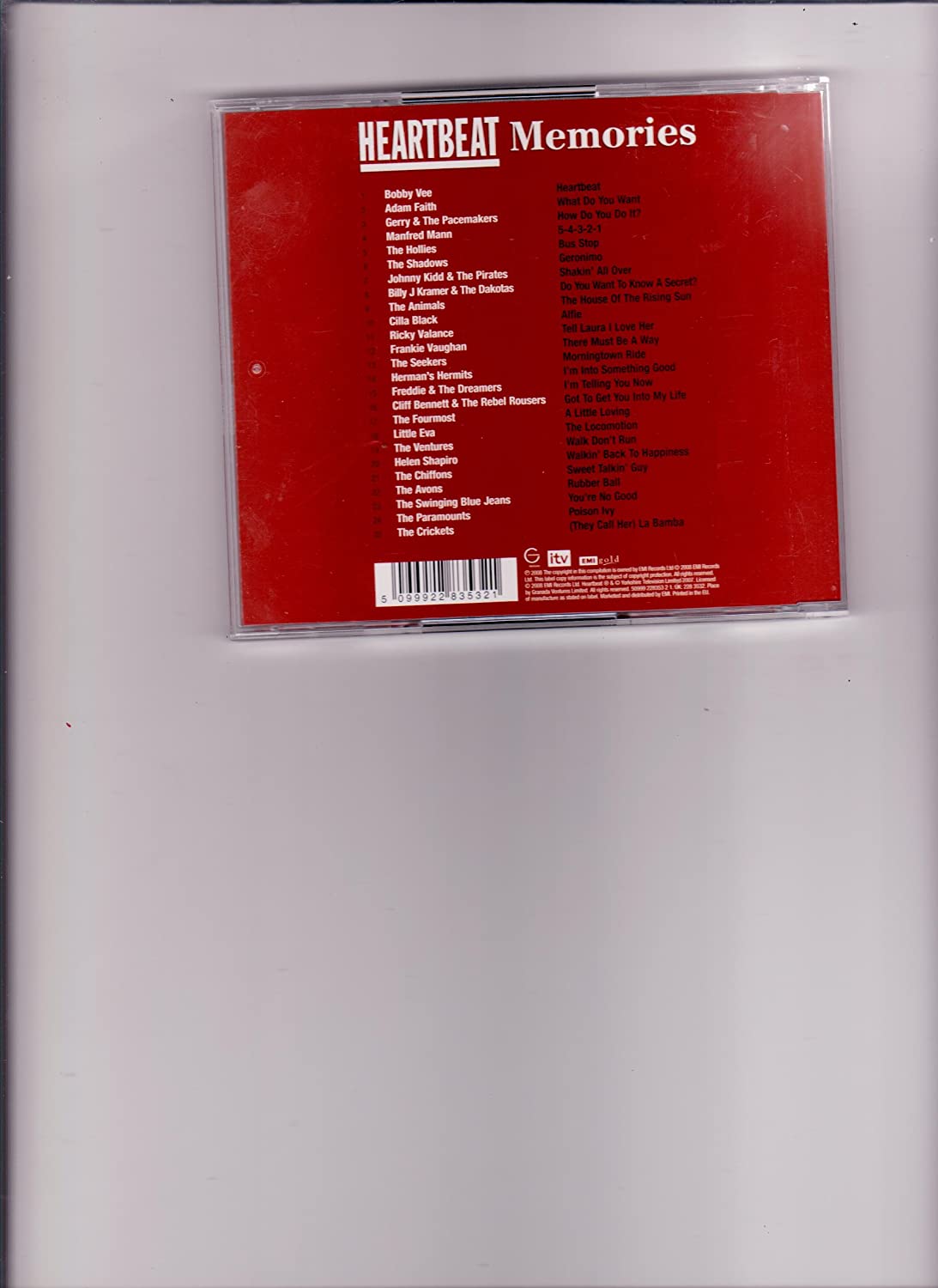 HEARTBEAT MEMORIES - 25 CLASSIC HITS OF THE 60's