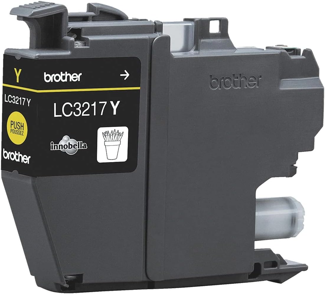 Brother Original Tintenpatrone LC-3217Y gelb (für Brother MFC-J5330DW, -J5335DW, -J5730DW, -J5930DW, -J6530DW, -J6930DW, -J6935DW)