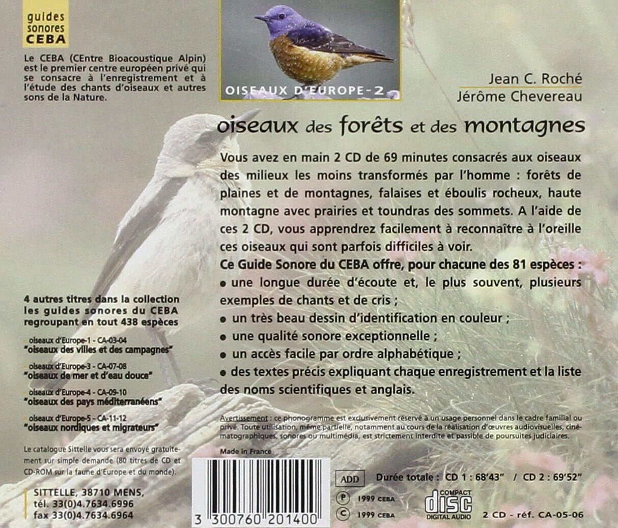 Oiseaux Des Forêts Et Des Montagnes