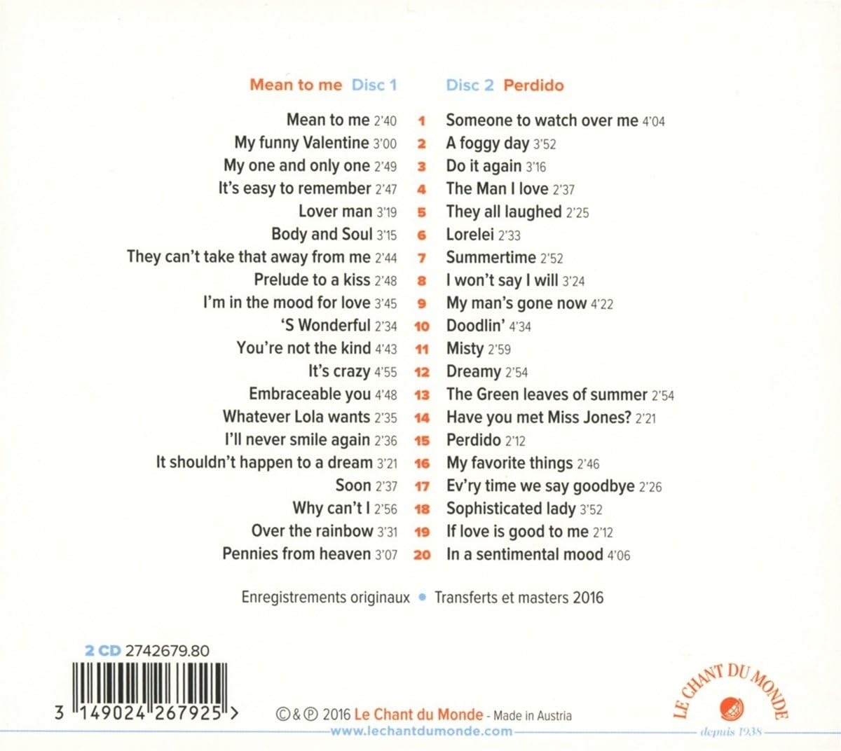 Mean to Me - Perdido