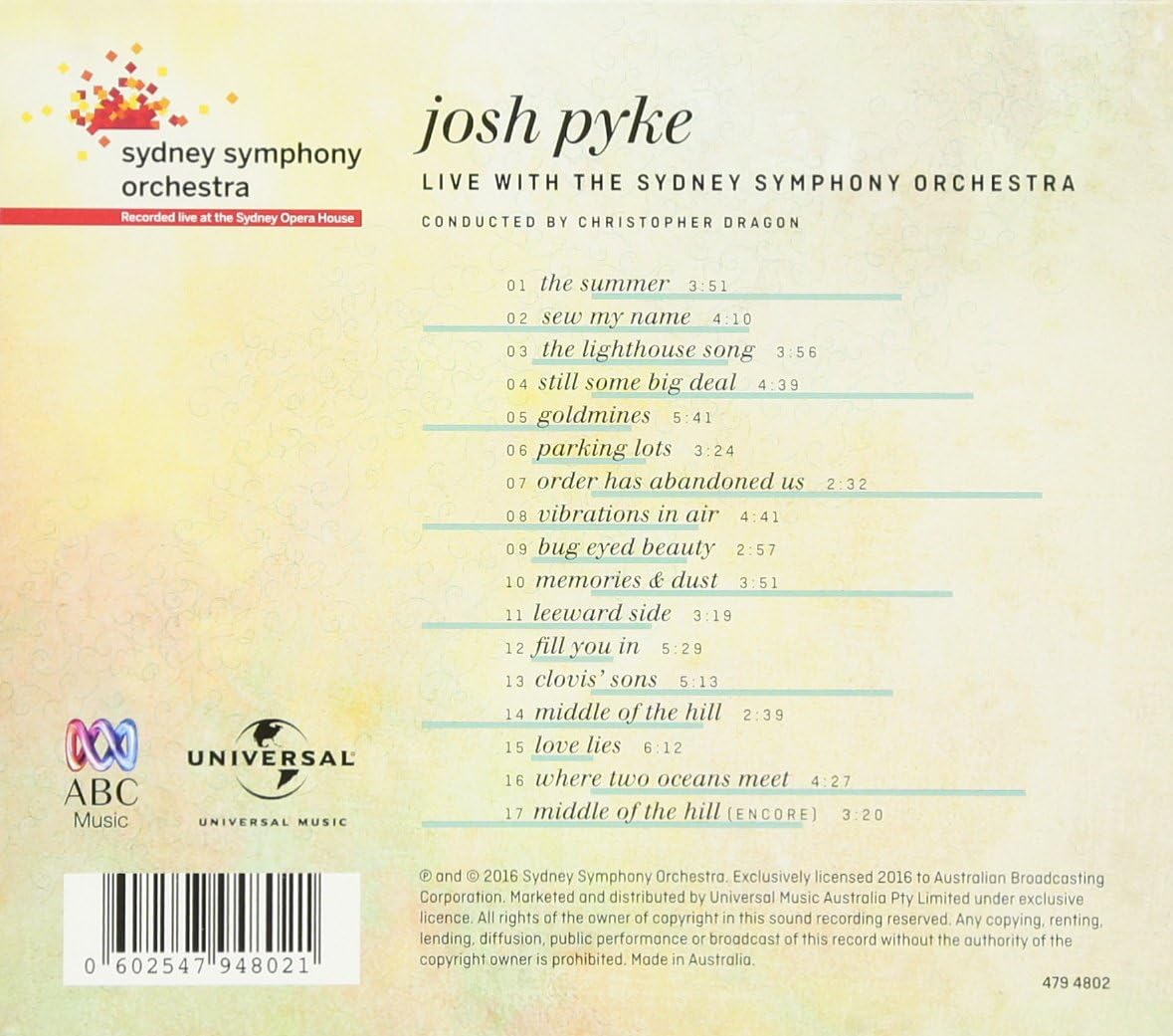 Live At The Sydney Opera House