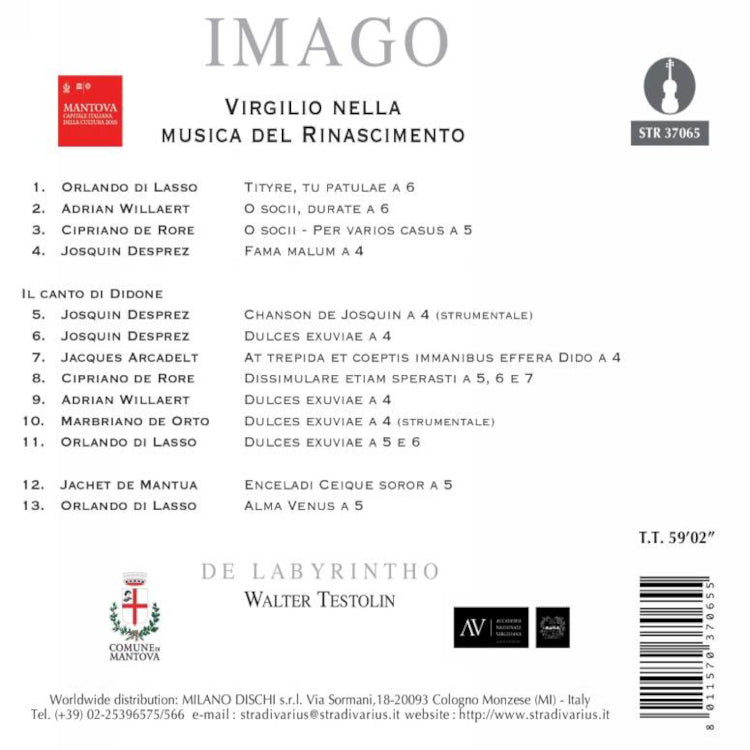 Imago: Virgilio Nella Musica Del Rinascimento