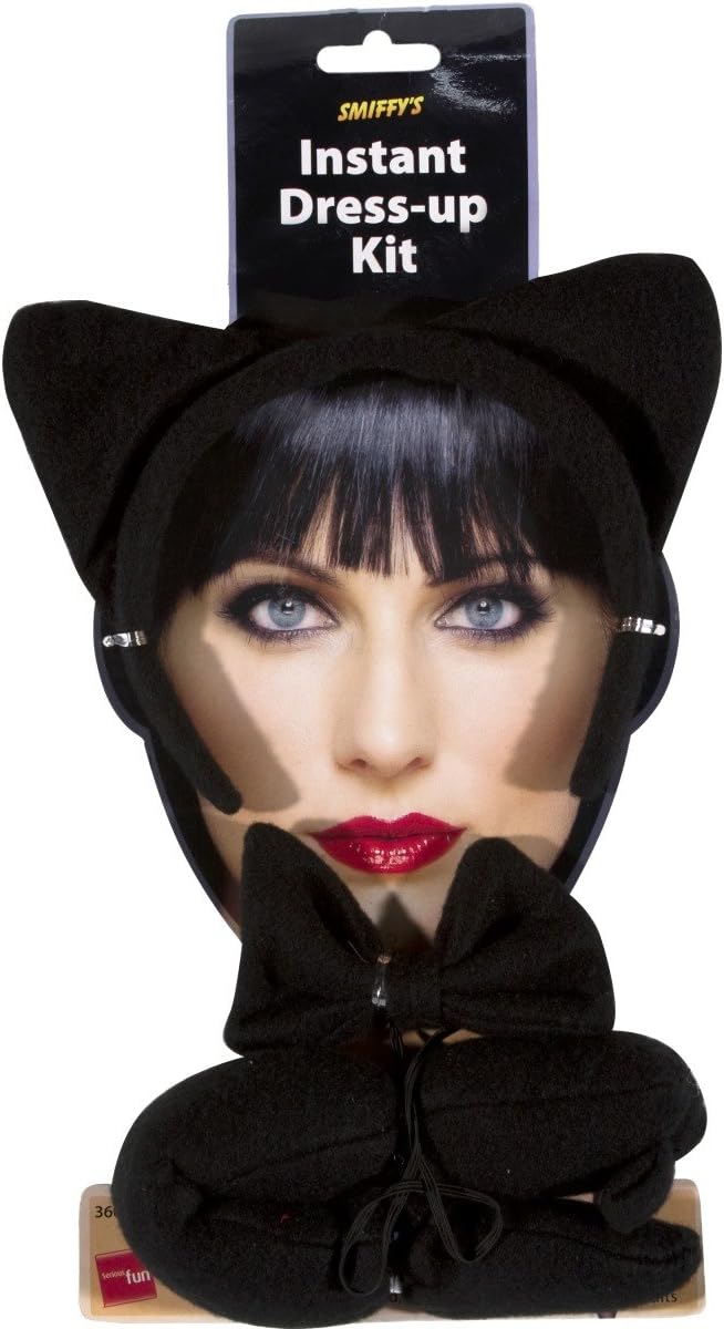 Smiffys Cat Set, Black