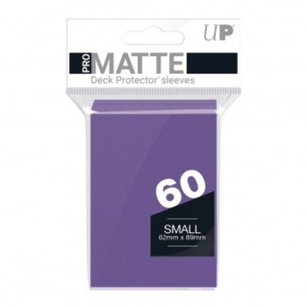 Ultra Pro 84269 Matte Card Sleeves(62mm*89mm) ,Purple 60ct Purple