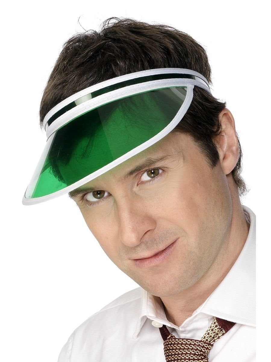 Smiffys Poker Visor, Green