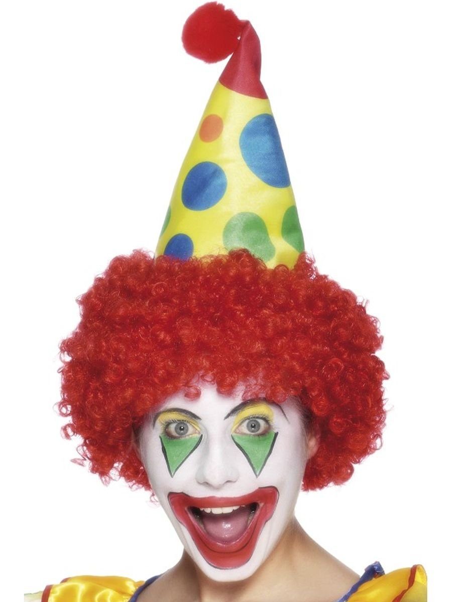 Smiffys Clown Hat, Red