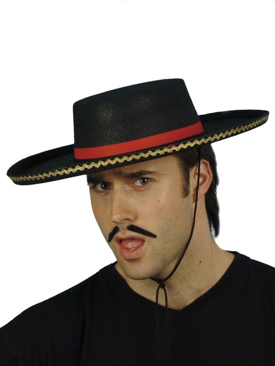 Smiffys Spanish Hat, Black