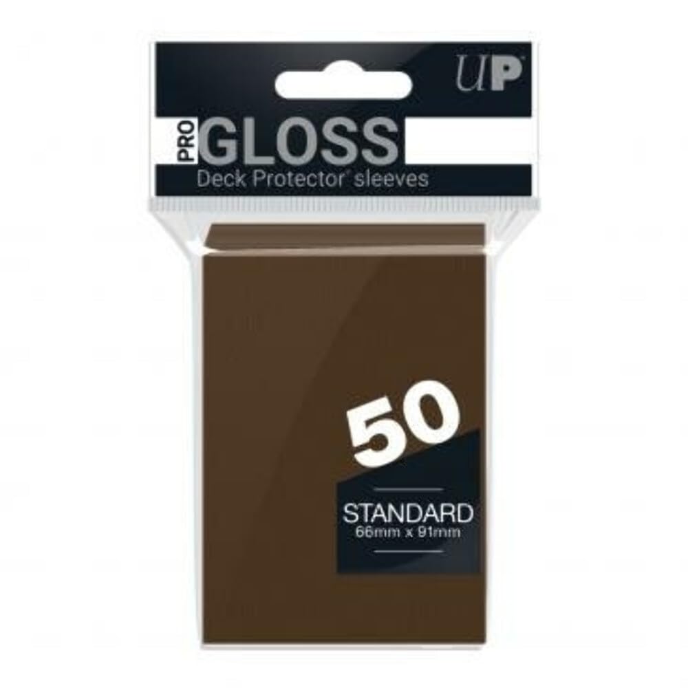 Ultra Pro SLEEVES 50 D12 Card Game (Brown