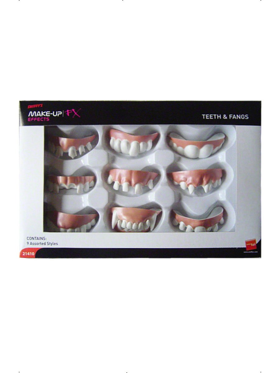 Smiffys Smiffys Make-Up FX, Assorted Teeth & Fangs