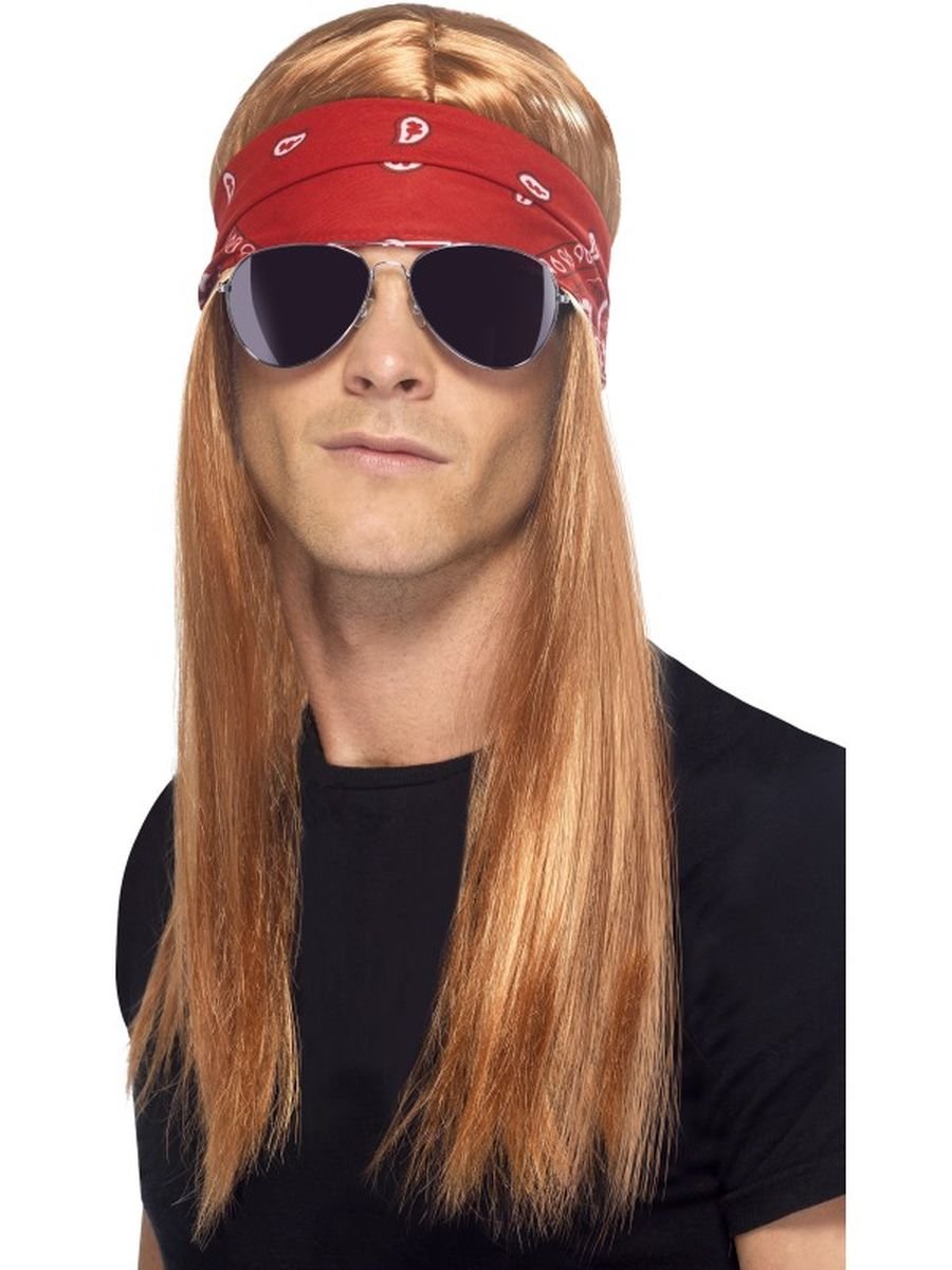Smiffys 90s Rocker Kit, Auburn