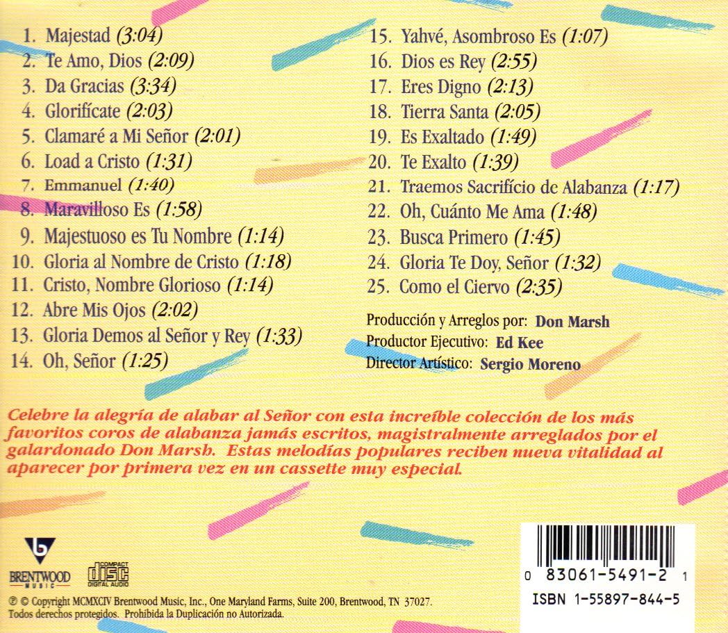America's 25 Series - 25 Coros Favoritos Internacionales (1 CD