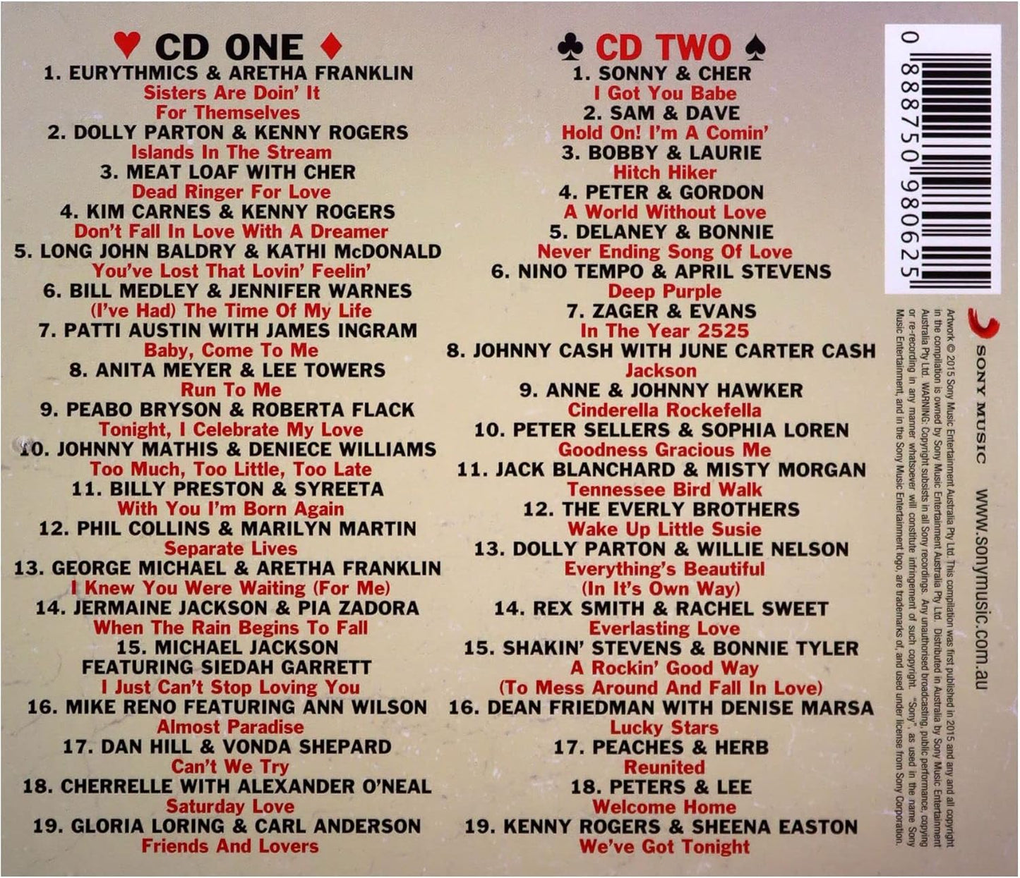 Two of a Kind : Greatest Duets