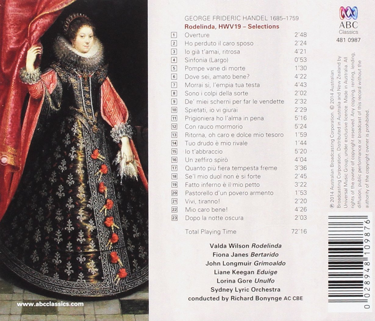 Rodelinda: Selected Highlights