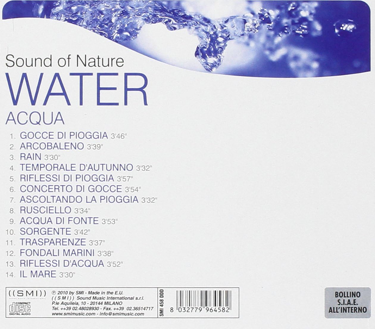 Sound of Nature, Water (Acqua