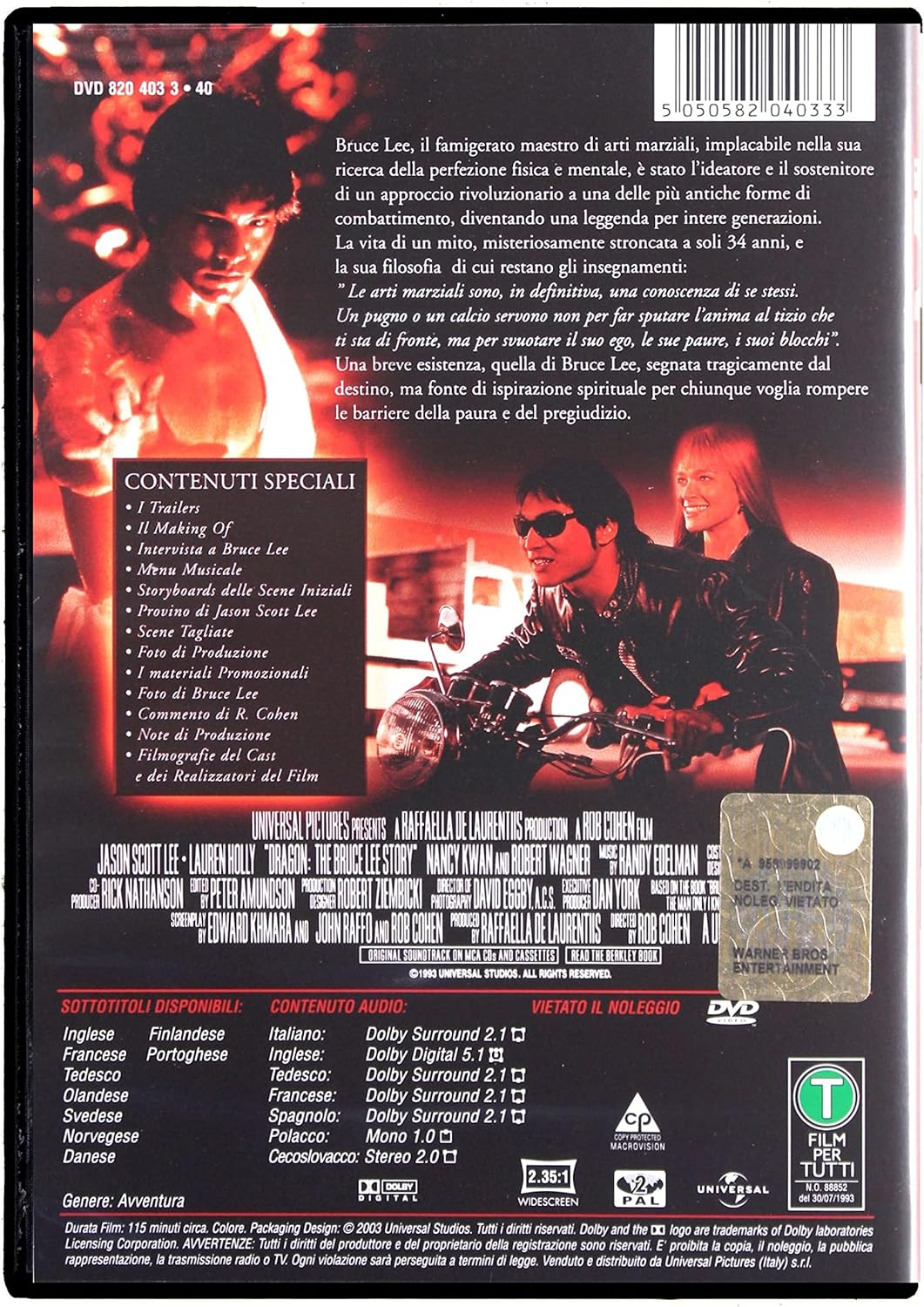 Dragon-La Storia Di Bruce Lee