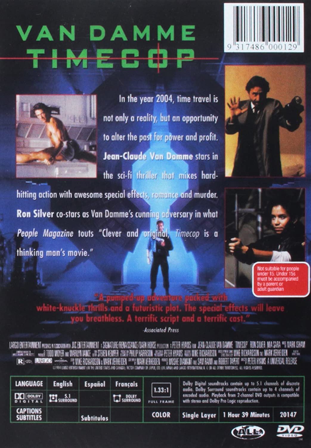 TIMECOP - TIMECOP (1 DVD
