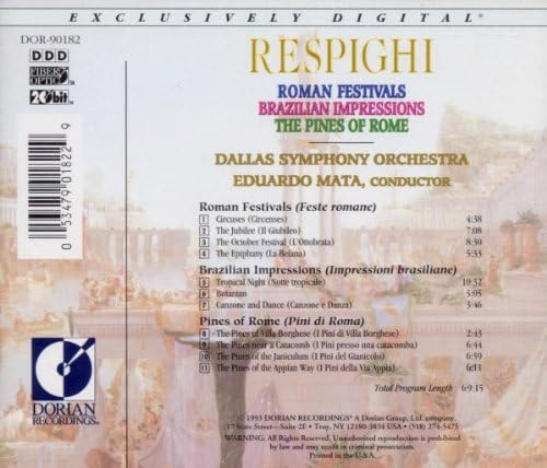 Roman Festivals/brazilian Impressions/the Pines of Rome