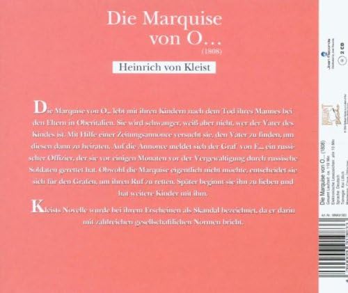 kleist: die marquise von o (18 cd other
