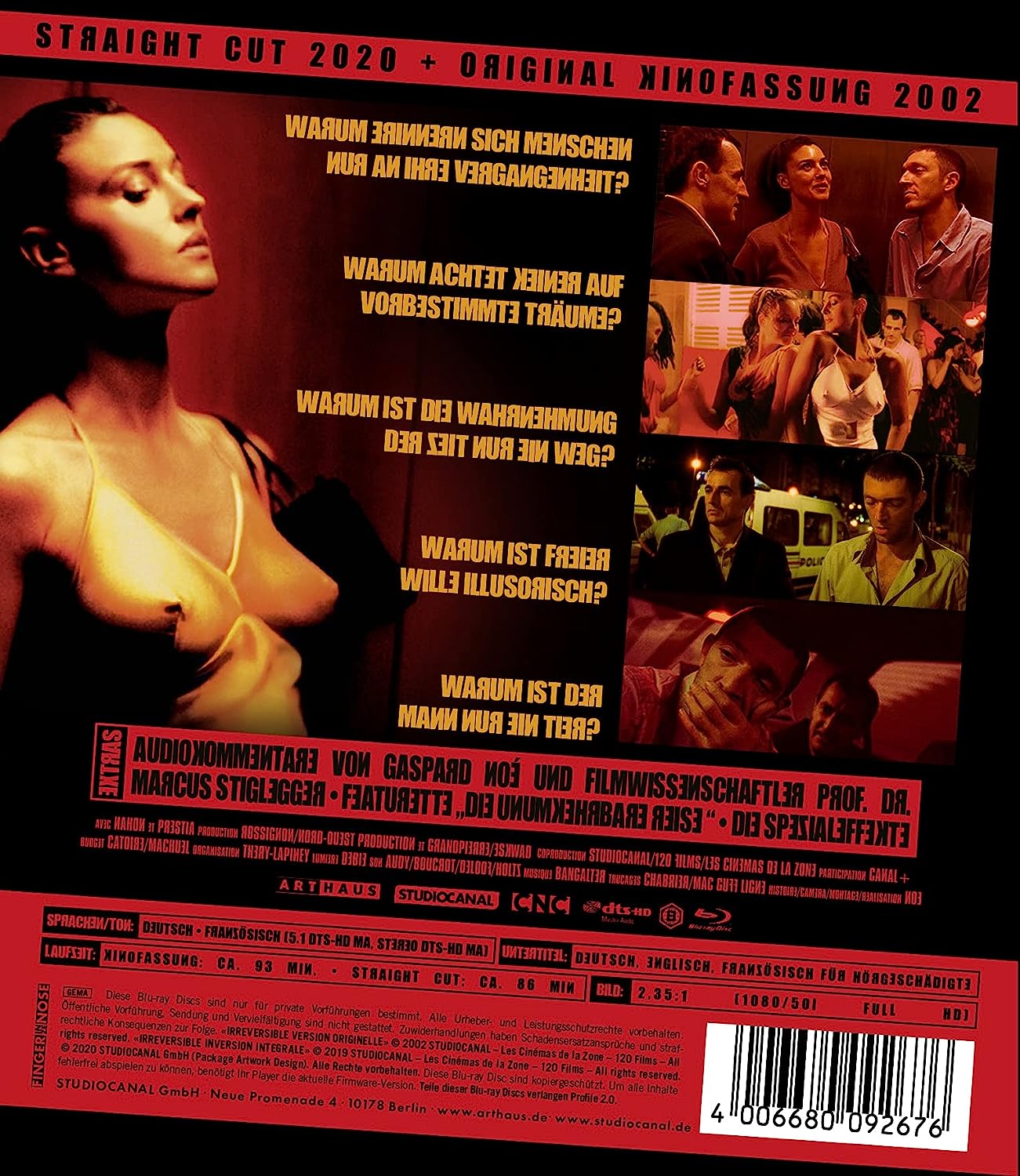 Irreversible / Kinofassung & Straight Cut / Collector's Edition / Blu-ray