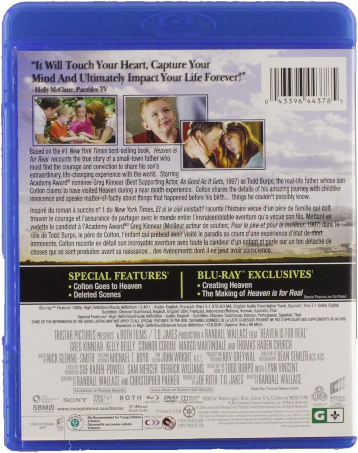 Heaven Is for Real (Blu-ray + DVD