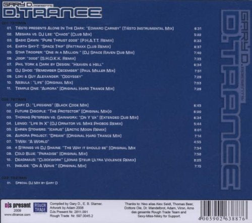 D.Trance 45/Gary d.