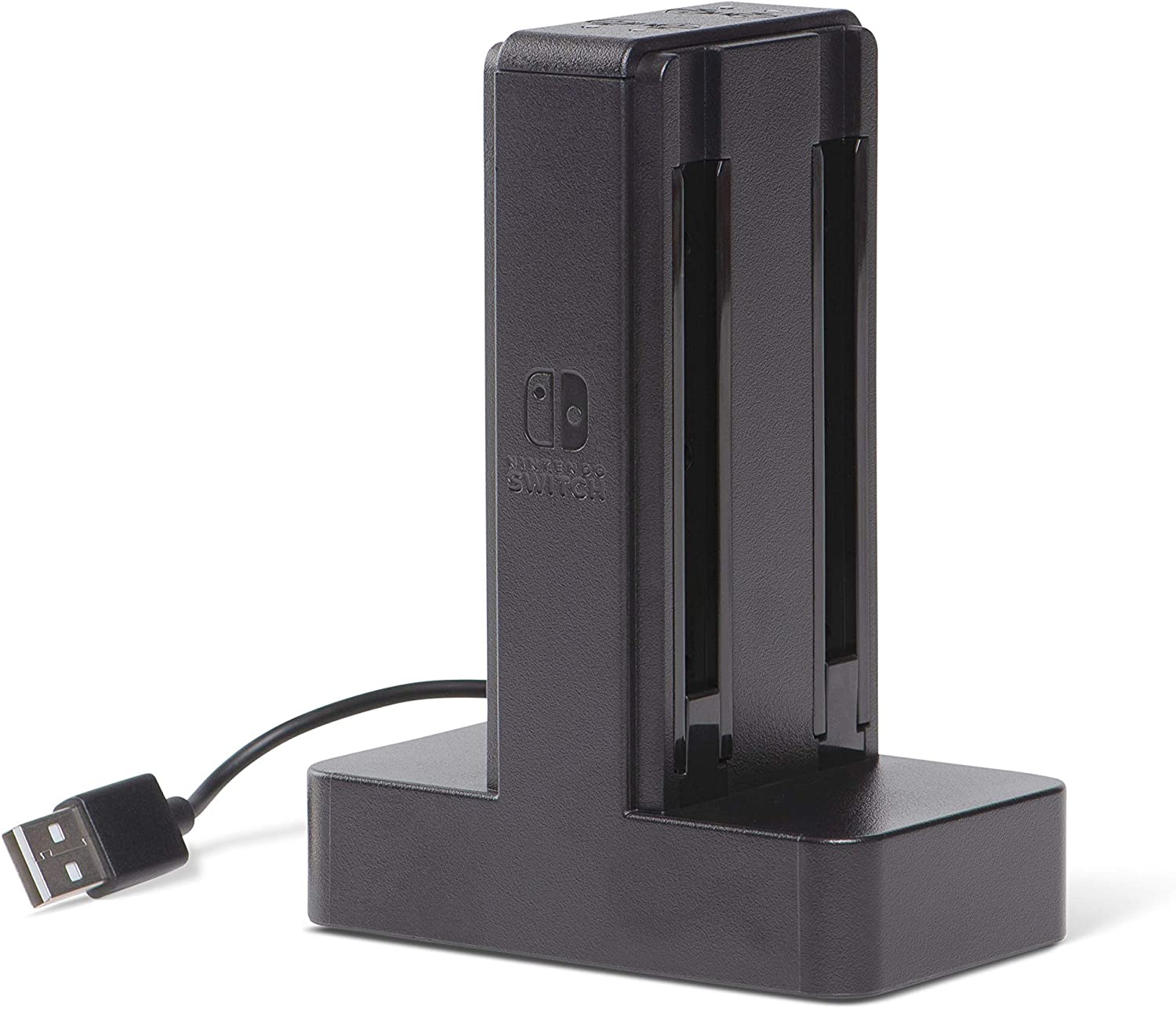 PowerA Charging Station for Nintendo Switch Joy Con Controllers - Nintendo Licensed Black Grey