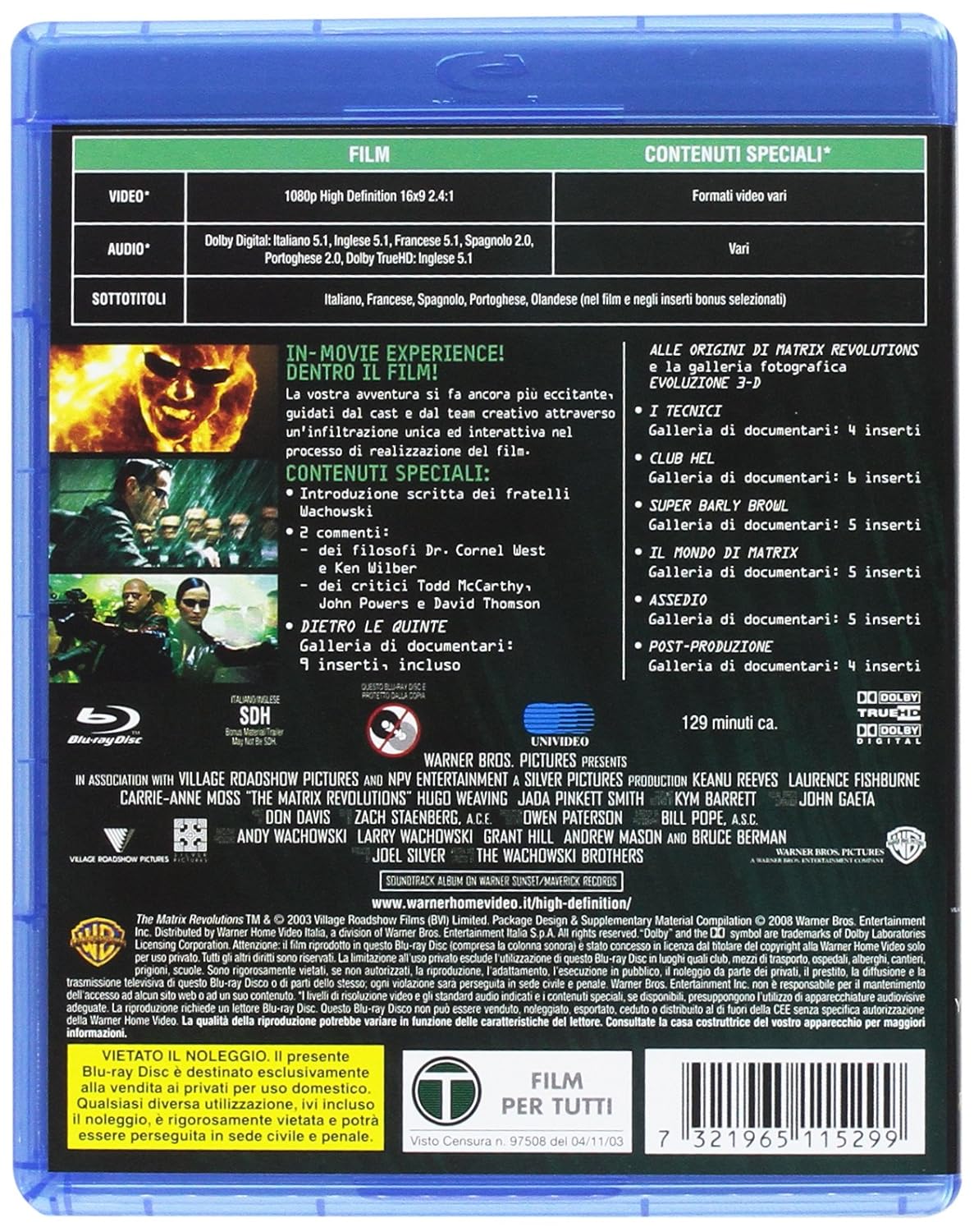 Matrix Trilogy (Box 3 Br