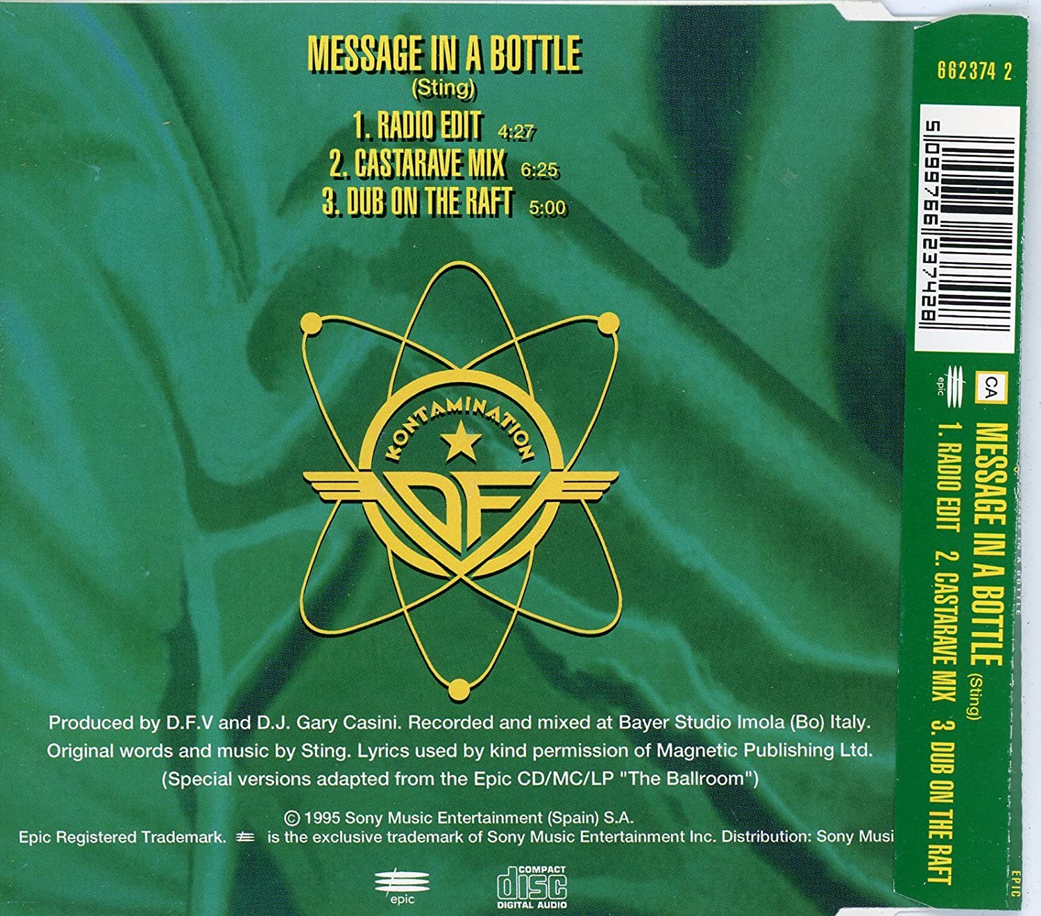 DANCE FLOOR VIRUS - MESSAGE IN A BOTTLE EP (40228