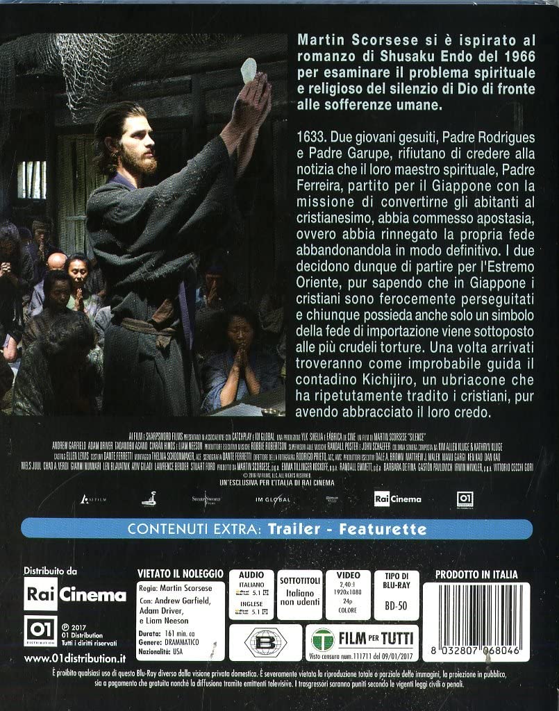 silence - blu ray BluRay Italian Import