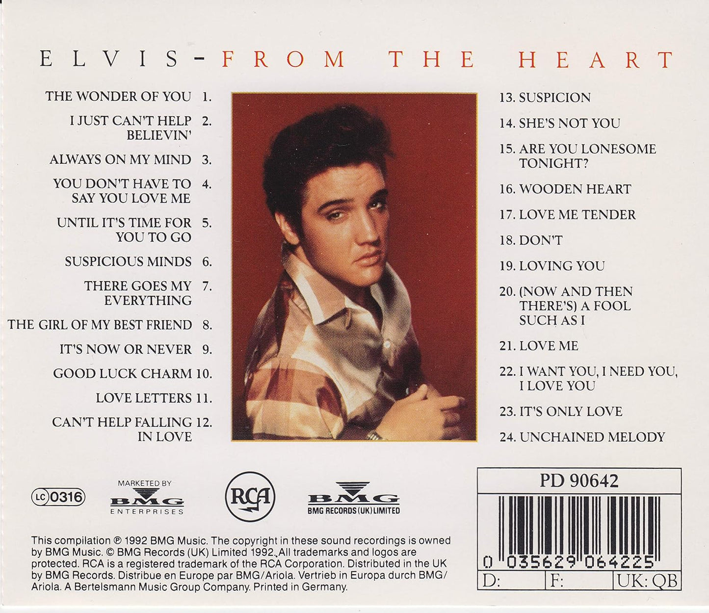 From The Heart (24 Titres