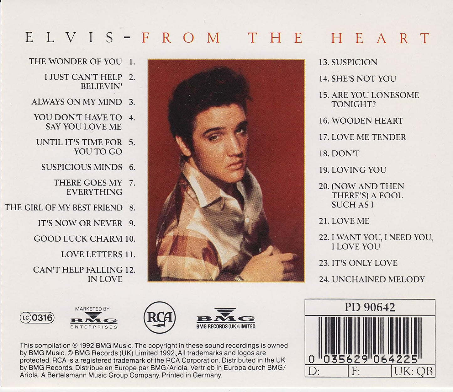 From The Heart (24 Titres