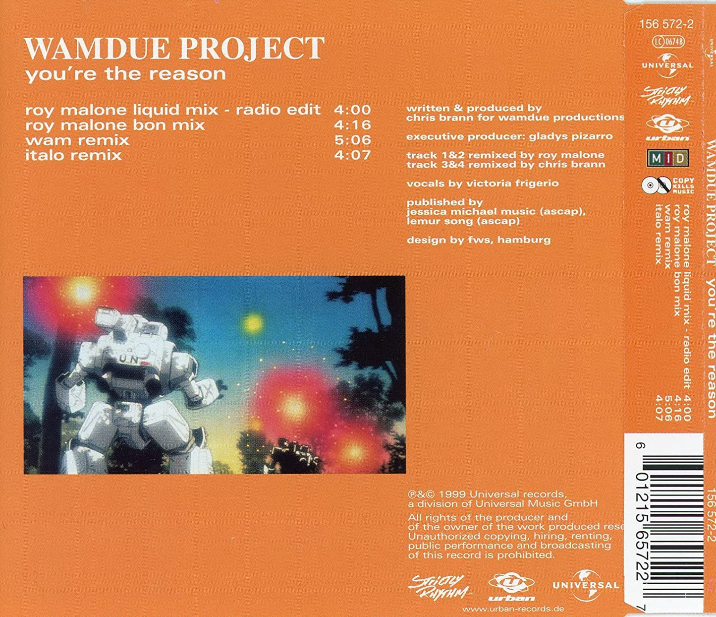 WAMDUE PROJECT-YOU'RE THE REASON -CDS