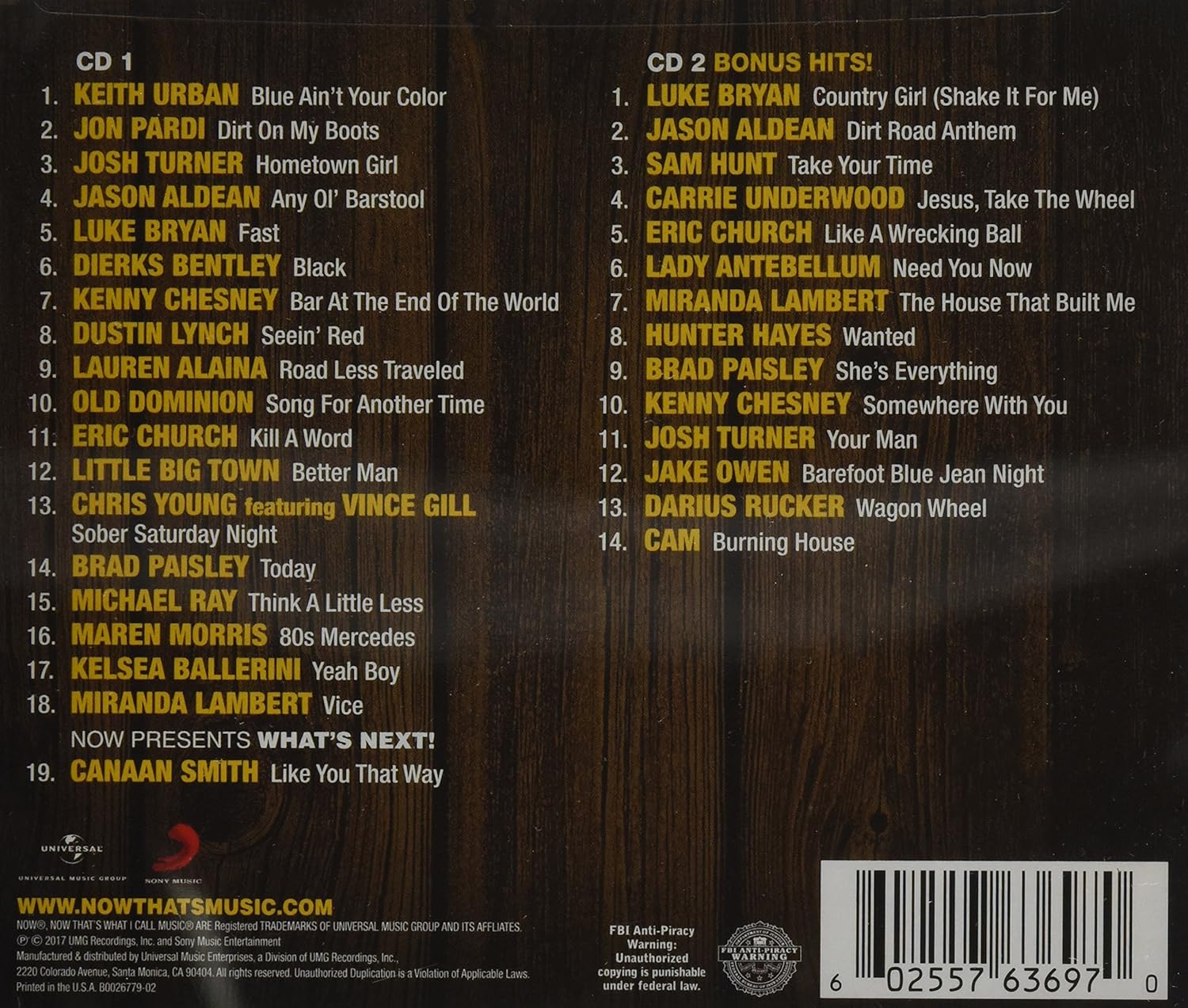 Now 10: That's What I Call Country